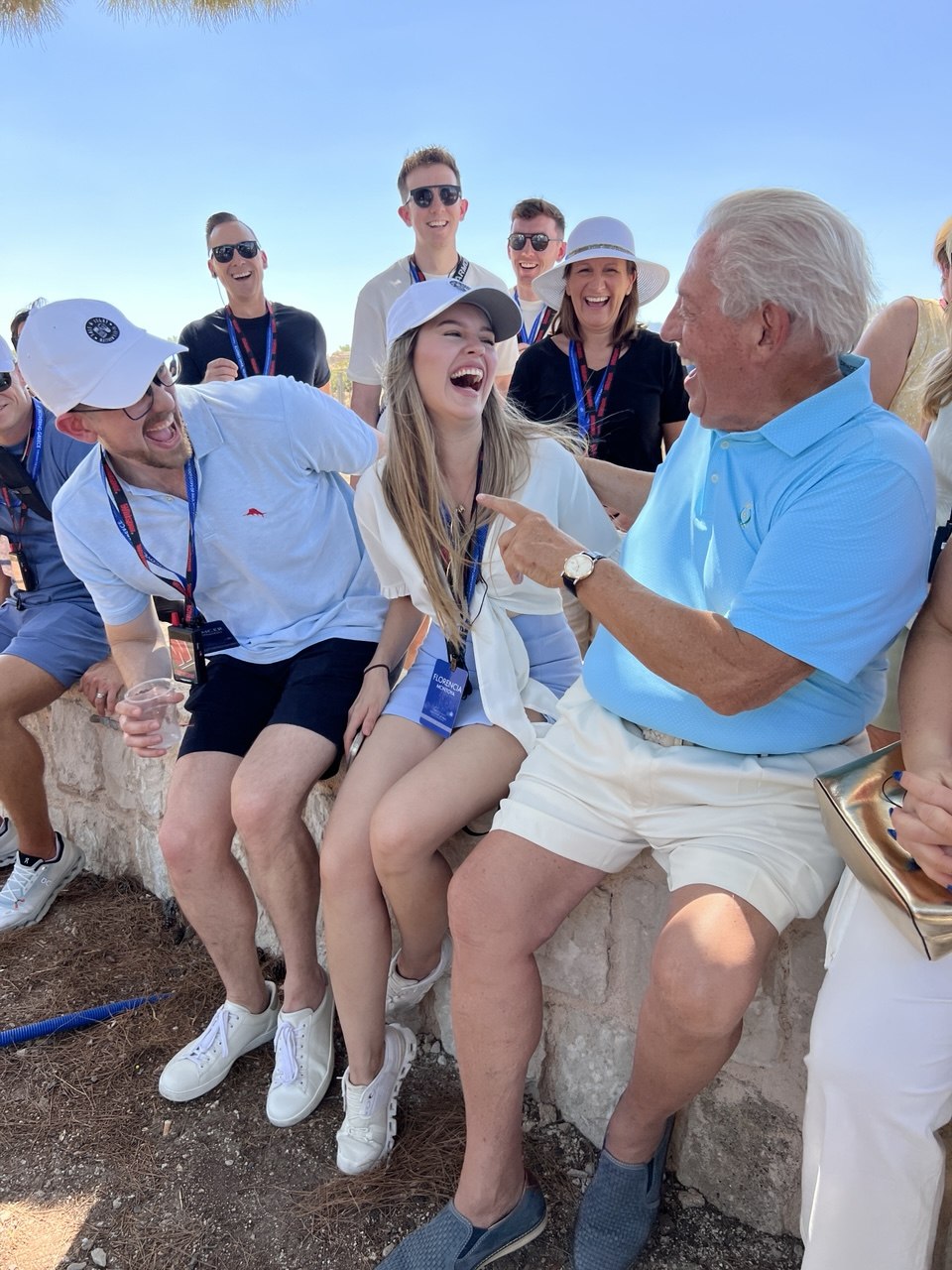 Florencia Hoffmann con Brian Tracy