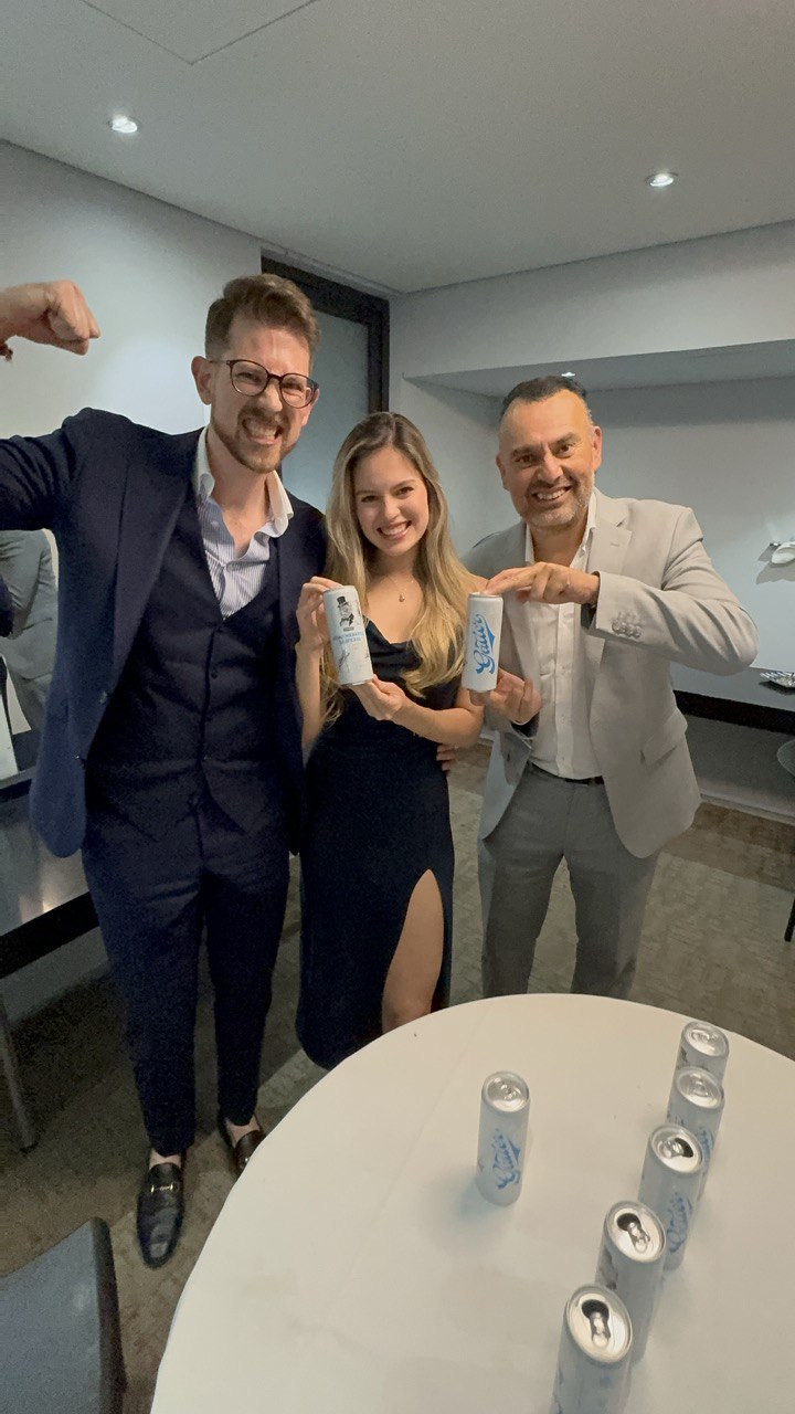 Florencia Hoffmann con Gatier